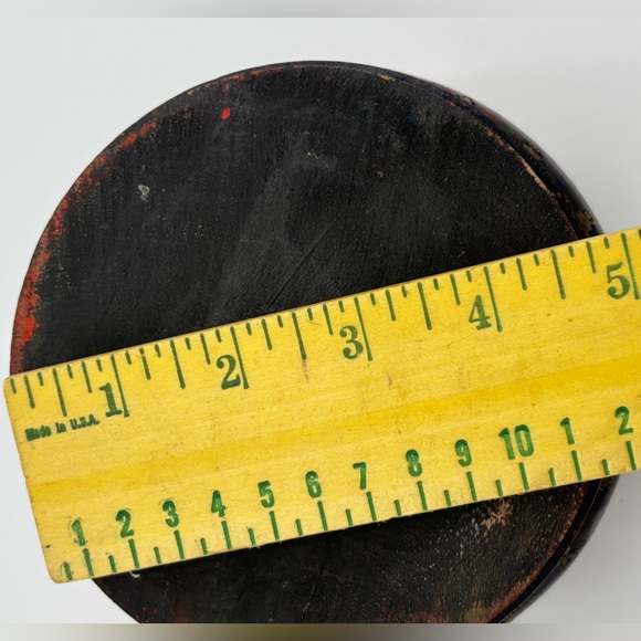 Vintage Decorative Red and Gold Accent Box - Picture 11 of 11